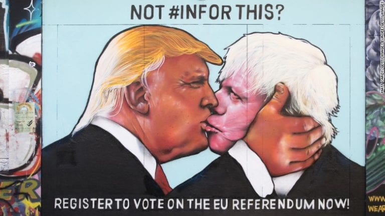 http://edition.cnn.com/2016/05/24/europe/donald-trump-boris-johnson-street-art-kissing/