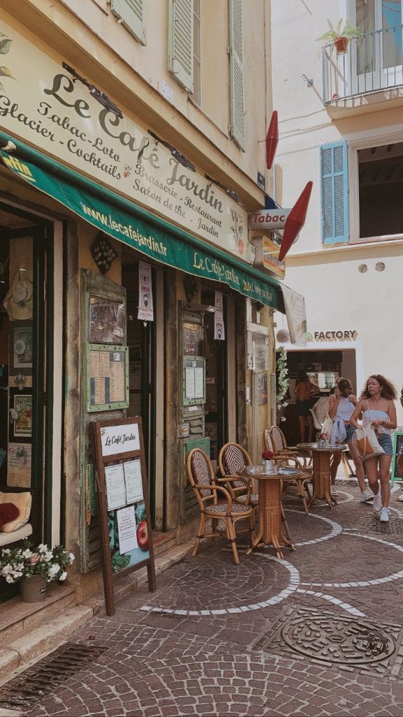 Antibes street; Côte d’Azur