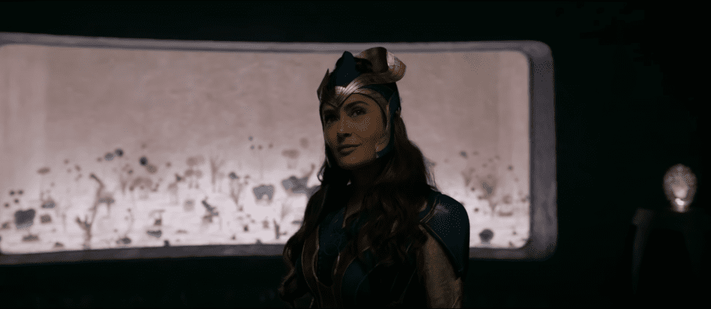 Salma Hayek as Ajak in a trailer for Marvel's Eternals 