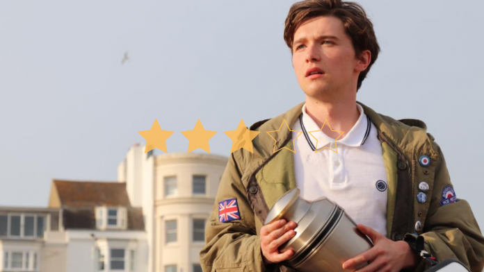 It might stop and start like a Lambretta scooter, but once it gets going, 'The Pebble and the Boy' proves to be a road trip movie with plenty of humour and heart.