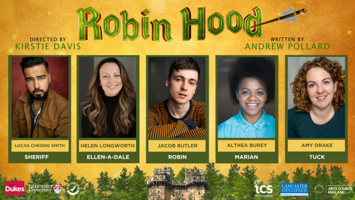 casting announcement for Robin Hood at The Dukes Lancaster