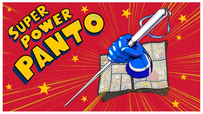 logo for Super Power panto