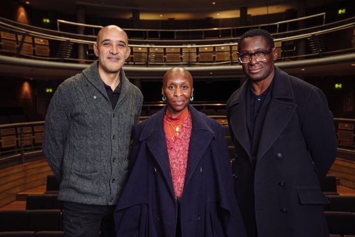 RADA - Marcus Ryder, Cynthia Erivo, David Harewood - photo by Helen Murray